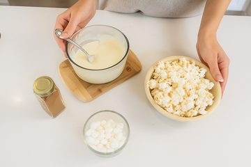 Our DIY Marshmallow Caramel Crunch Mix