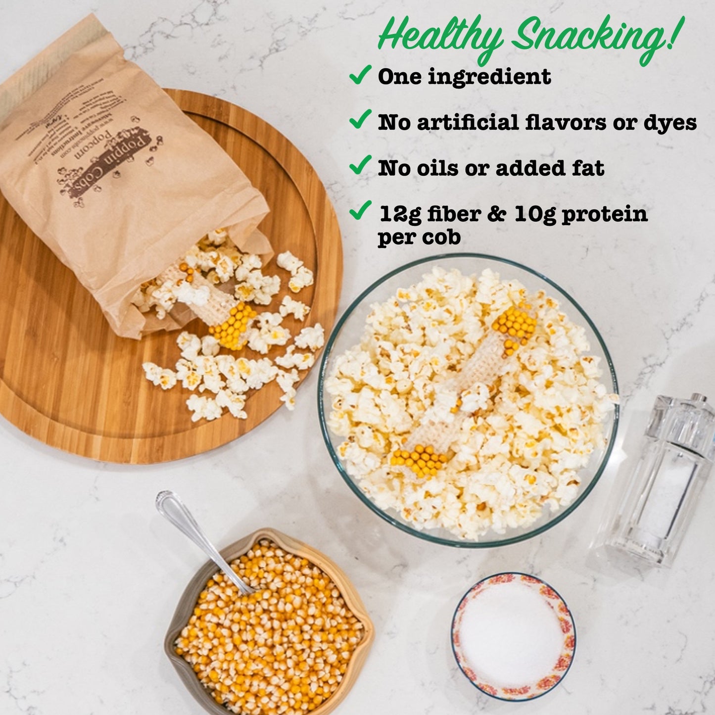 Popcorn on The Cob - Poppin' Cobs 3 Pack