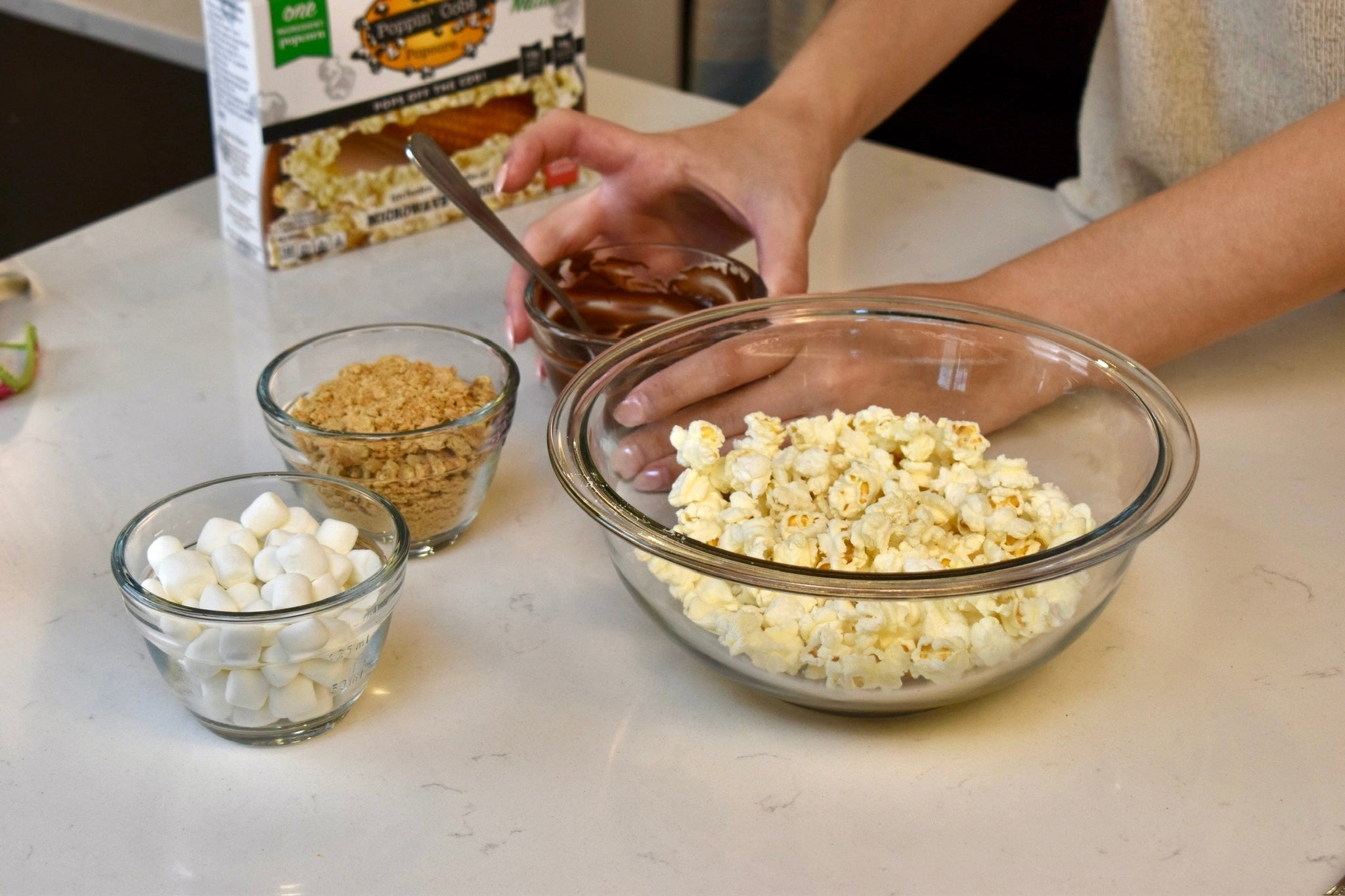 Cozy Movie Night with Poppin' Cobs Popcorn - S'mores Recipe!