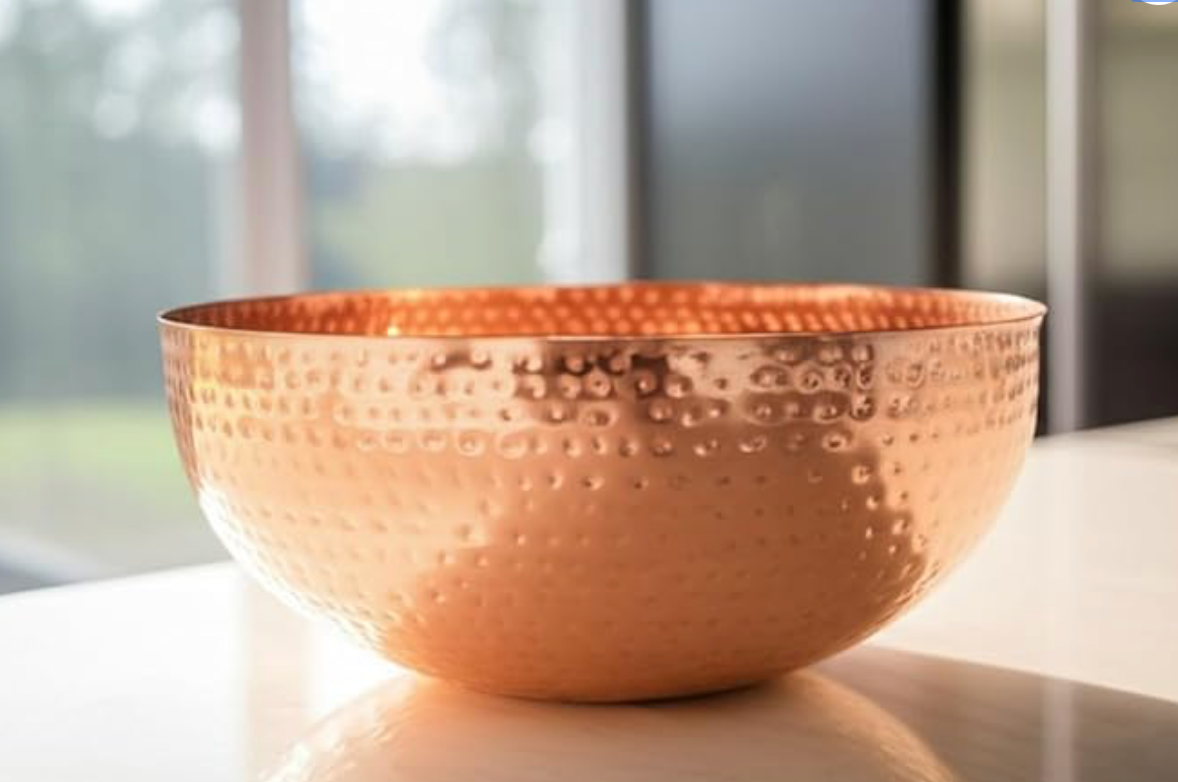 Copper Serving Bowl - With Poppin' Cobs 3-Pack